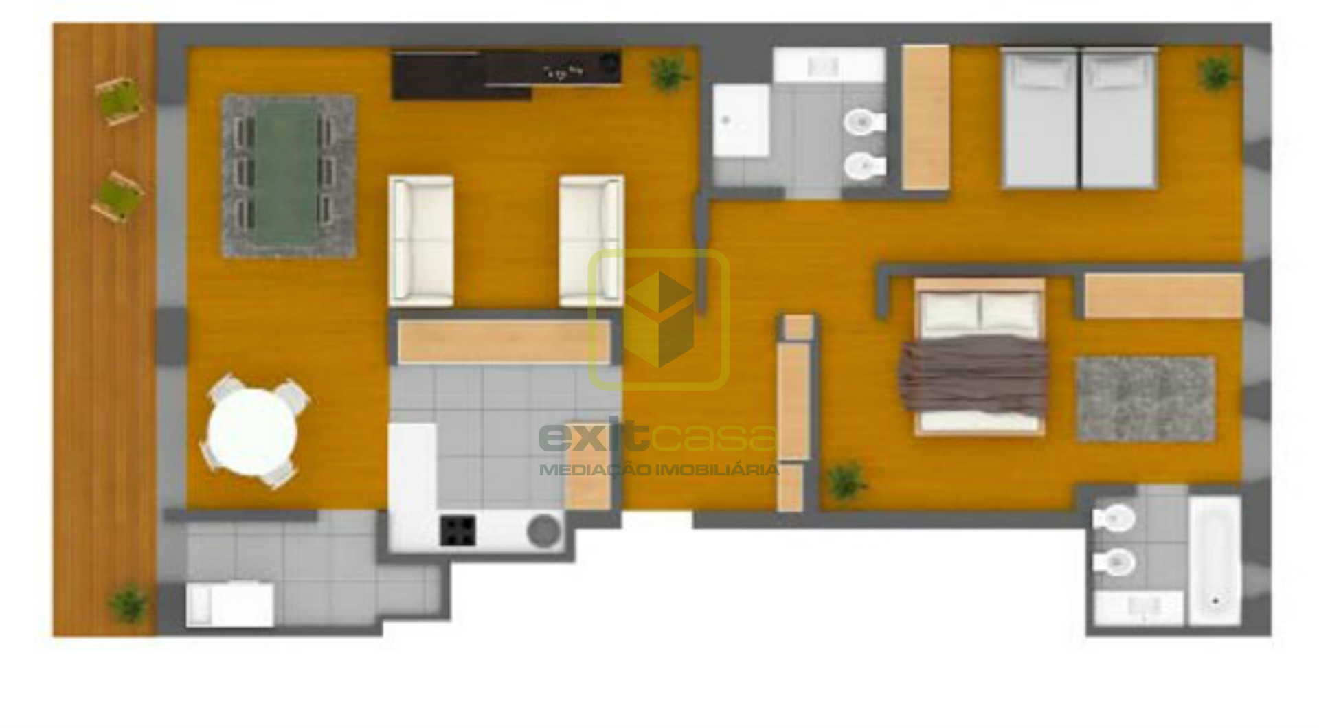 Appartement 2 Chambre(s)