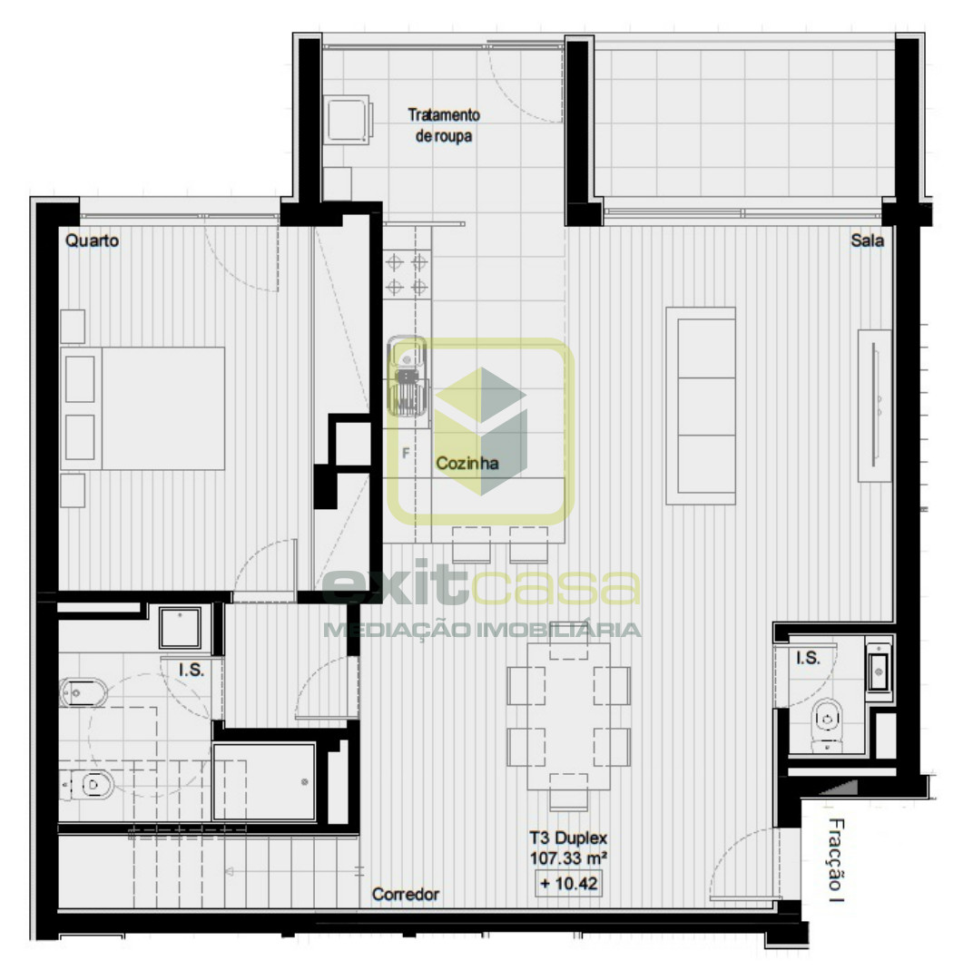 Apartamento T3 DUPLEX